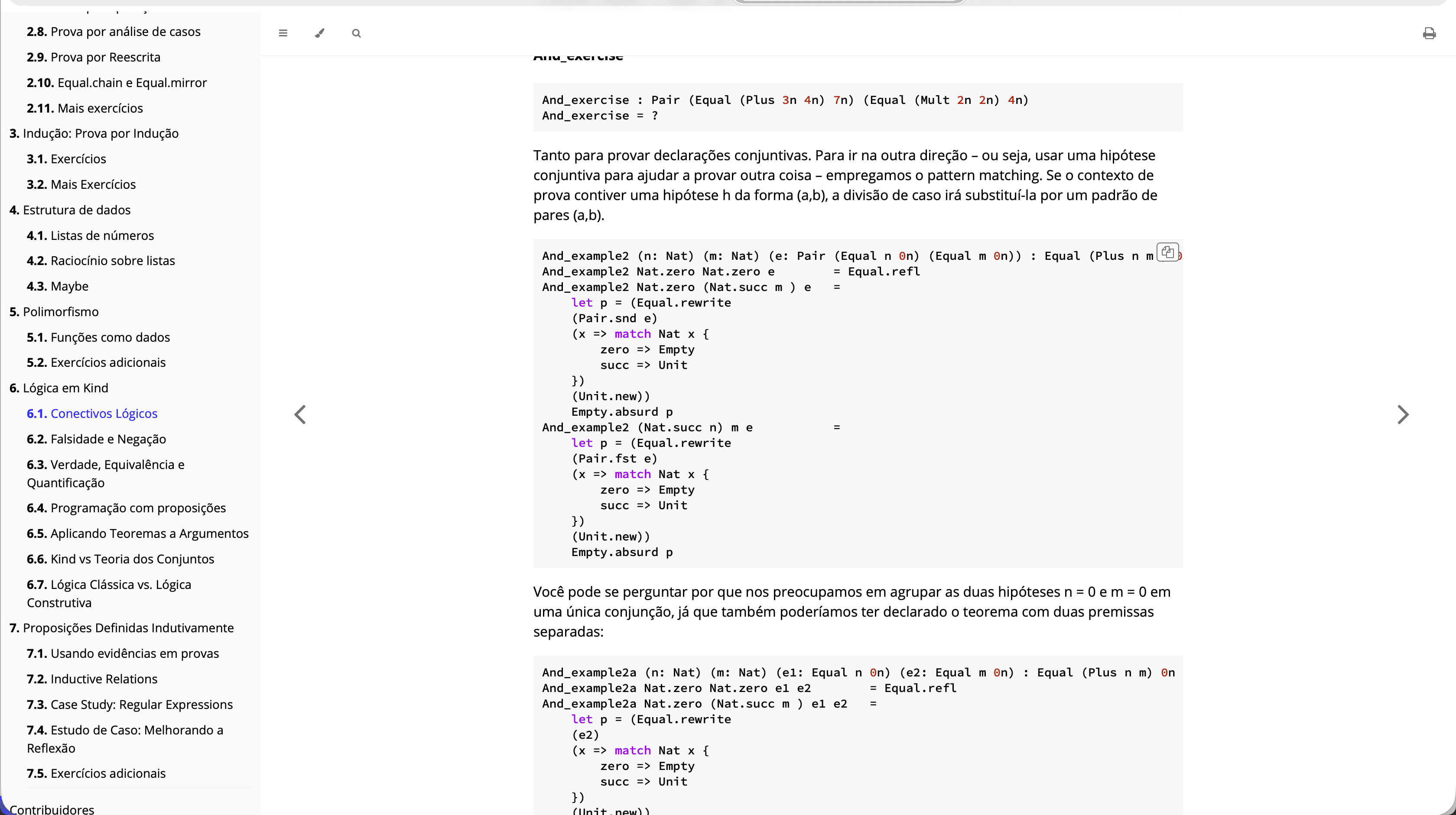 Software Foundations in Kind (pt-BR)